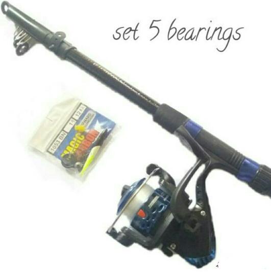 Pancingan siap pakai 5 bearing reel max 5Kg - wrv8IC