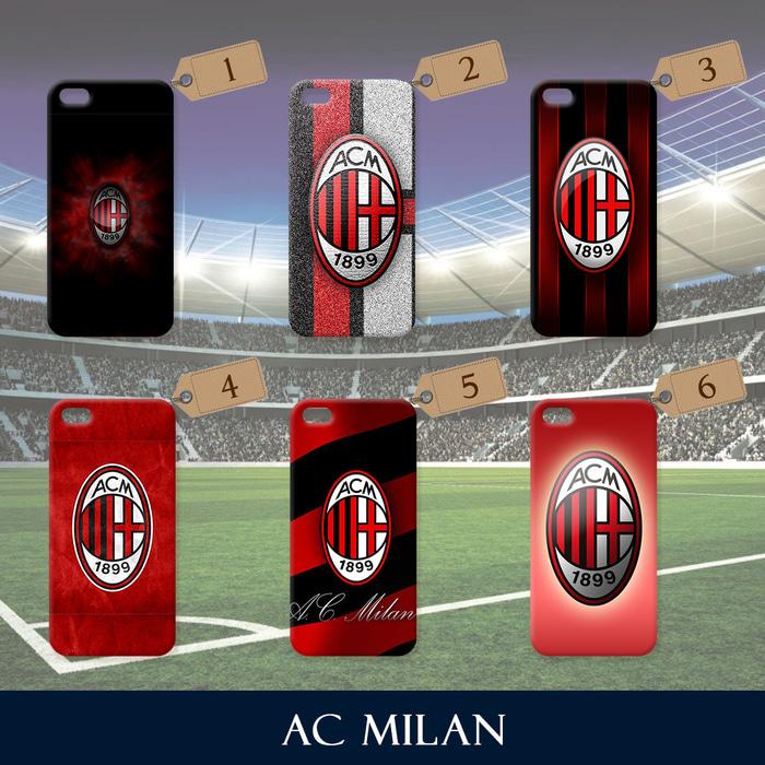 PROMO TERBATAS!!! Casing AC Milan Bola Case Hp Handphone Iphone Samsung Zenfone LG A05 Terbaru