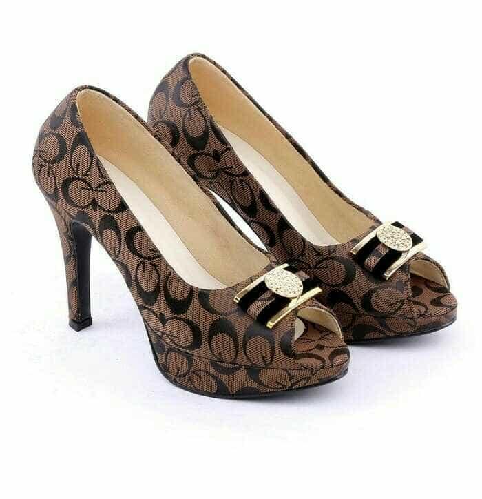 Promo Asli distro...sepatu wanita model Gucci-higheels pesta brown murah grc Fashion