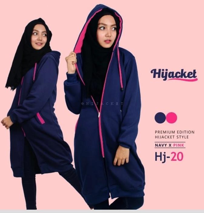 FRESH Jaket Hijaber Premium Tebal Original Sweater Hijab Hijacket H20 Jacket Wanita / Cewek