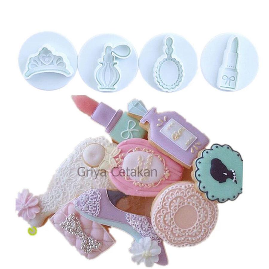 Griya Cetakan Kue kering Cookies Cutter Make Up Tool Plunger