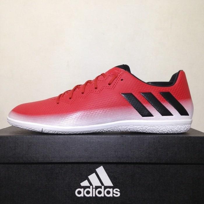ADIDAS MESSI 16.3 IN RED WHITE BA9017 BNIB