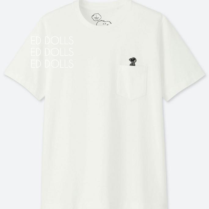 PROMO - KAOS T-SHIRT TSHIRT T SHIRT UNIQLO KAWS X PEANUTS PEANUT SNOOPY UNISEX TERMURAH -