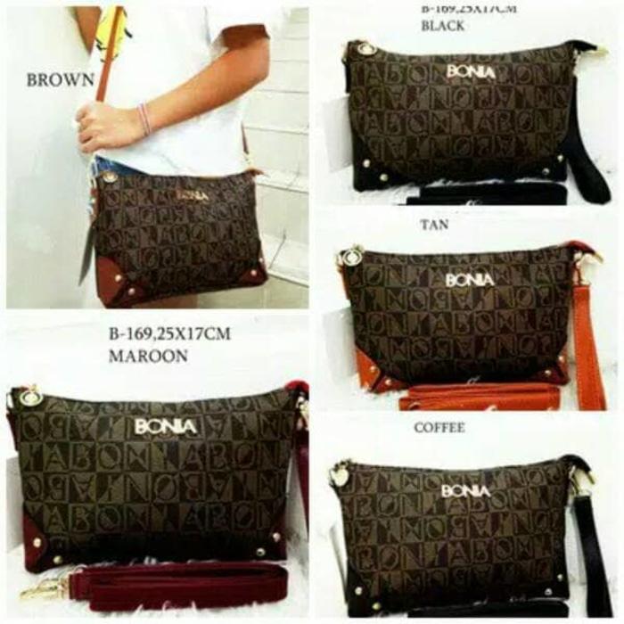 PROMO TERBATAS!!! TAS CLUTCH BONIA STUDED SUPER #k