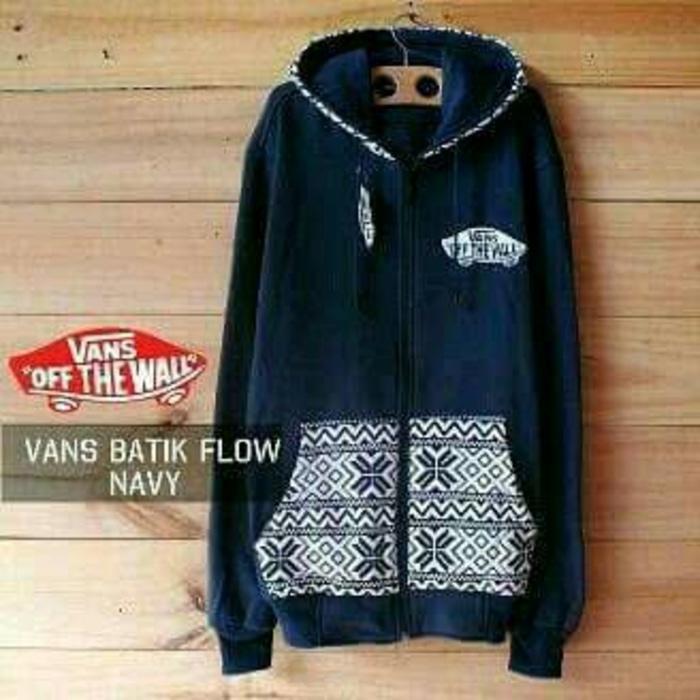 jaket sweater vans batik flow