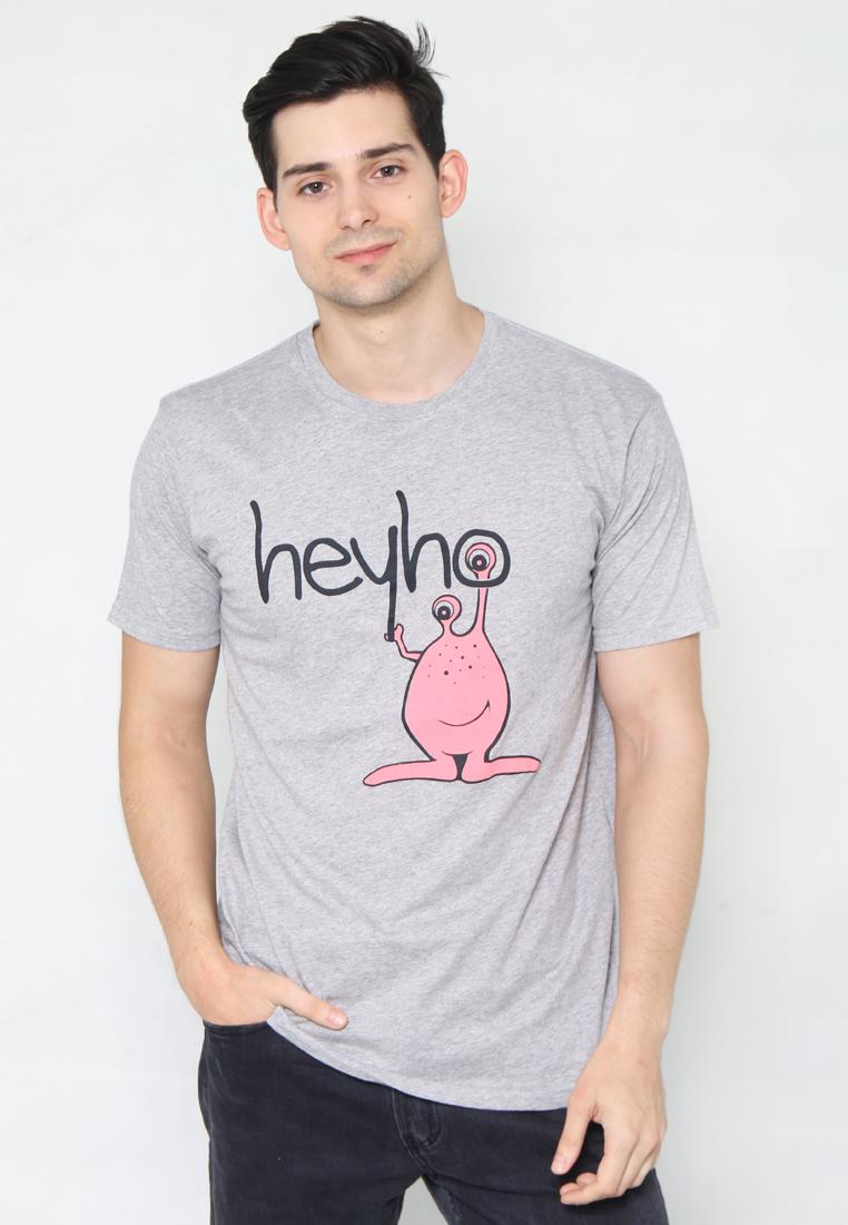 Heyho Kaos Pria / T-Shirt Pria Motif Alien Misty,Original Heyho Clothing