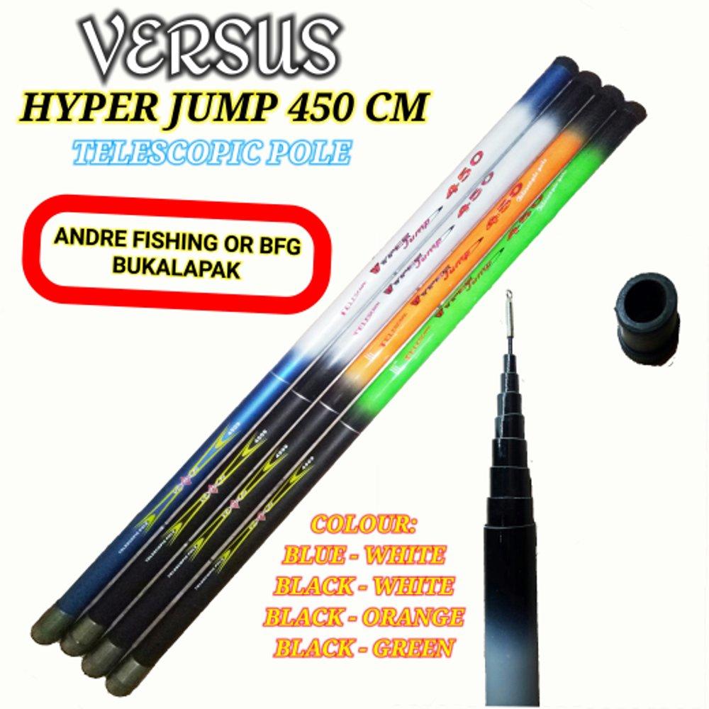 Joran Pancing Telescopic Pole 450cm 4.5m Harga Termurah - Tegek - Sorolok - Tegeg - Jejer - Alat Mancing di lapak Andree Fishing or BFG andree_alivio