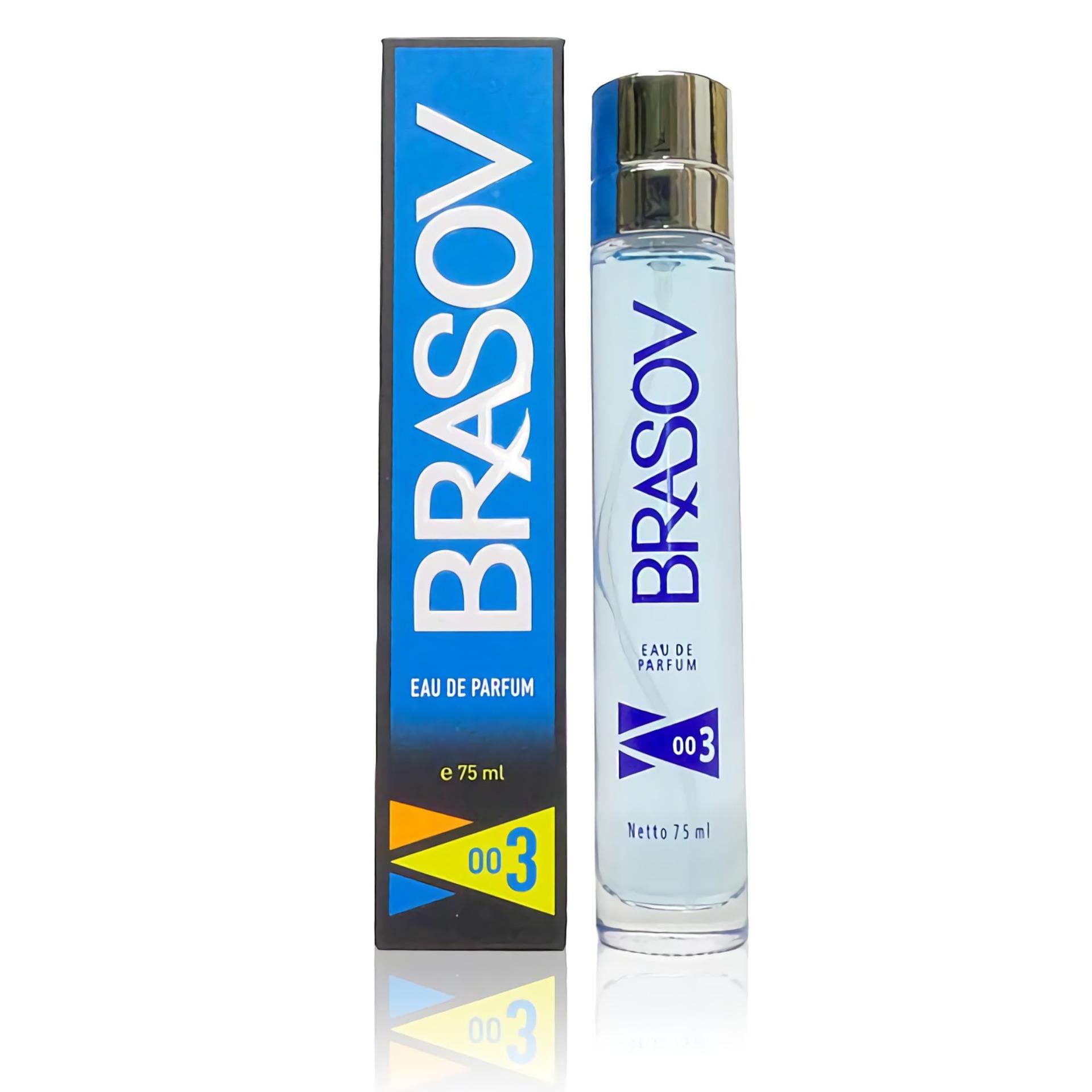 BRASOV Eau De Parfum XX-CT-671566 003 75 ml Perfume Cologne - Biru