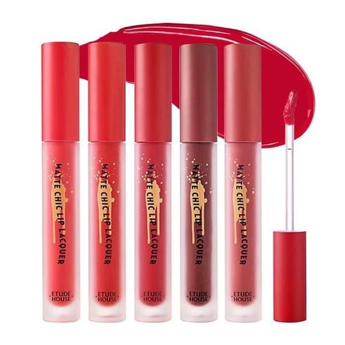 Etude House Matte Chic Lip Lacquer (Red Velvet)