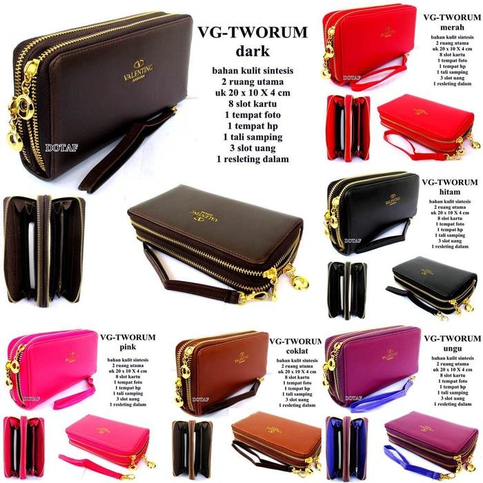 DOMPET KULIT VALENTINO GARAVANI TWORUM NEW - gt9sji