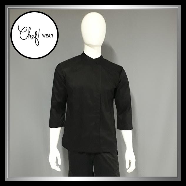 Chef Wear Baju Koki Hitam Komb Net S-XL (Bis Hitam)