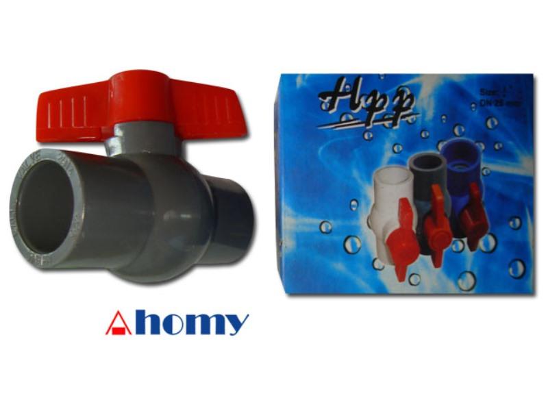 stop kran / ball valve PVC ¾” (0.75” / 0.75 inch) HPP