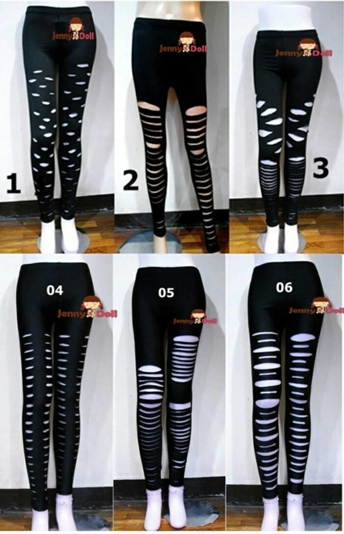 NEW Legging Model Sobek Panjang Senam/Yoga/Gym/Dance MURAH - 7jIHEO
