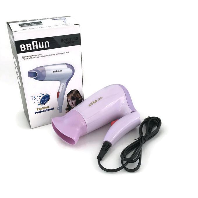 BRAUN FOLDABLE HAIR DRYER RCE-2900 - COSME18