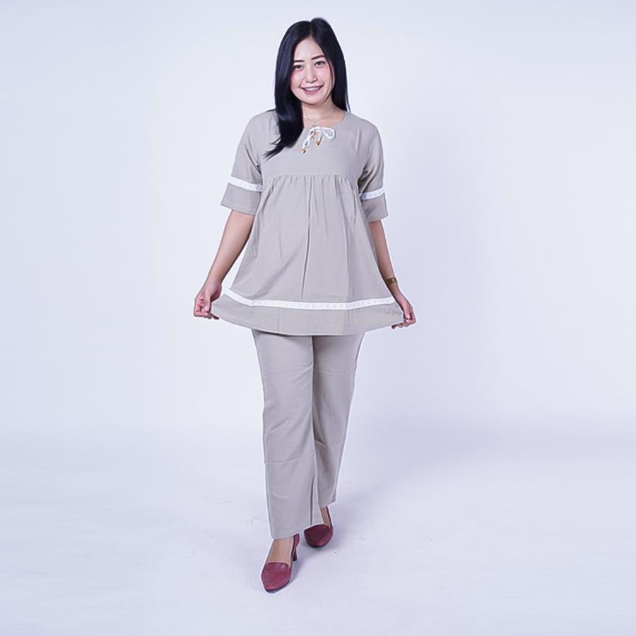 Ning Ayu Setelan Hamil 7/8 Renda Cantik - STD 72 / Baju Hamil Muslim / Baju hamil Kerja / Baju Hamil dan Menyusui / Baju Hamil Lucu / Baju Hamil Panjang / Baju Hamil Modern / Baju Hamil Wanita / Baju Hamil Kerja Muslim