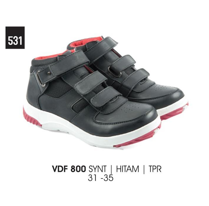 Sepatu anak/sepatu sekolah Everflow VDF 800 Hitam