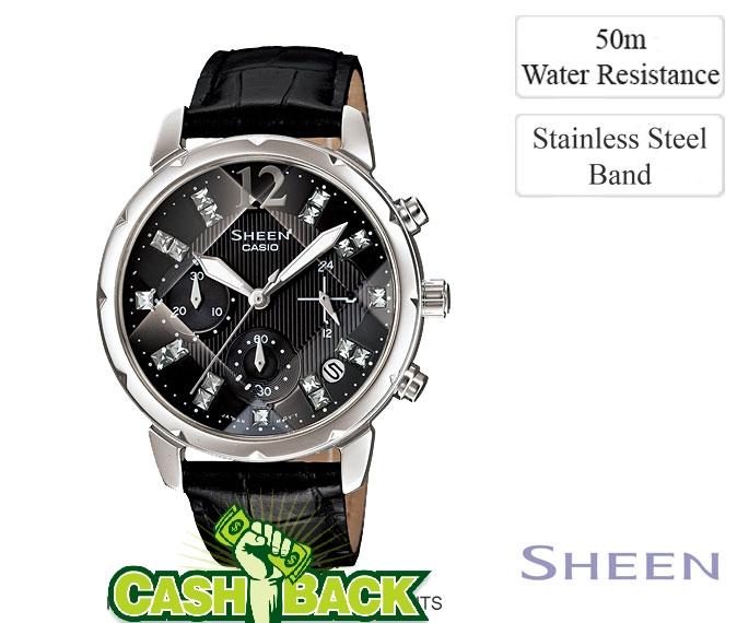 Jam Tangan Wanita Merk Casio Sheen Type : SHN 5010 Baterai