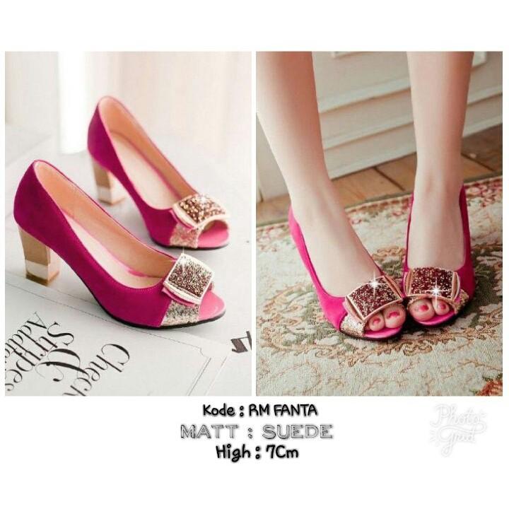 SEPATU SANDAL WANITA WEDGES HEELS FLAT SHOES SNEAKERS SLIP ON RM FANTA