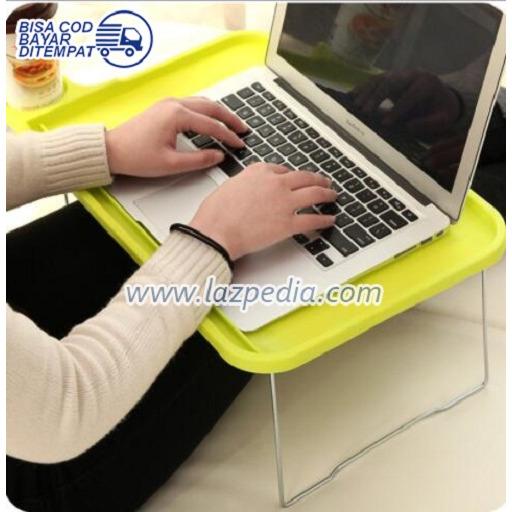 Laz COD - Meja Lipat Portable Meja Laptop Plastik Meja Portable Piknik Travel / Warna Random - Lazpedia