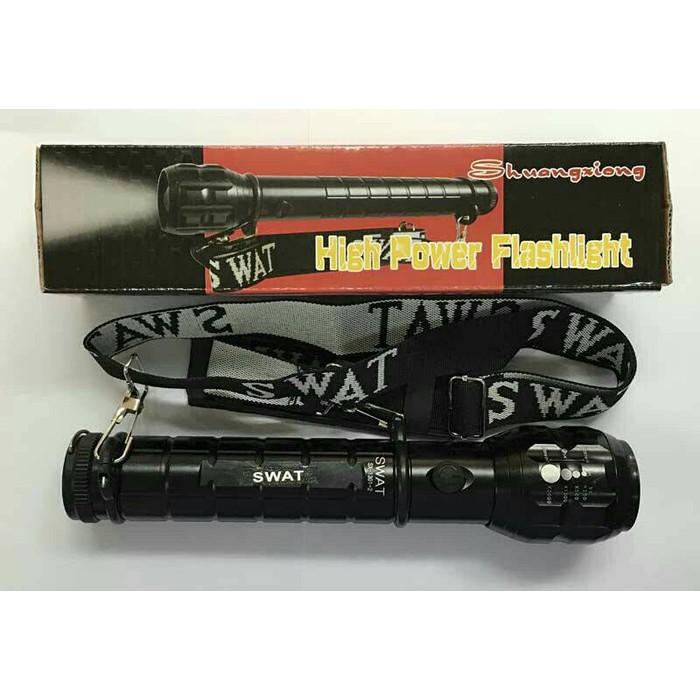 Senter Swat Police Besar 2 Batre / 2 Baterai