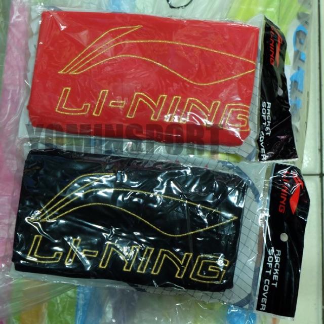 TAS / SARUNG RAKET BADMINTON KAIN LINING ORIGINAL / LINING SOFT COVER