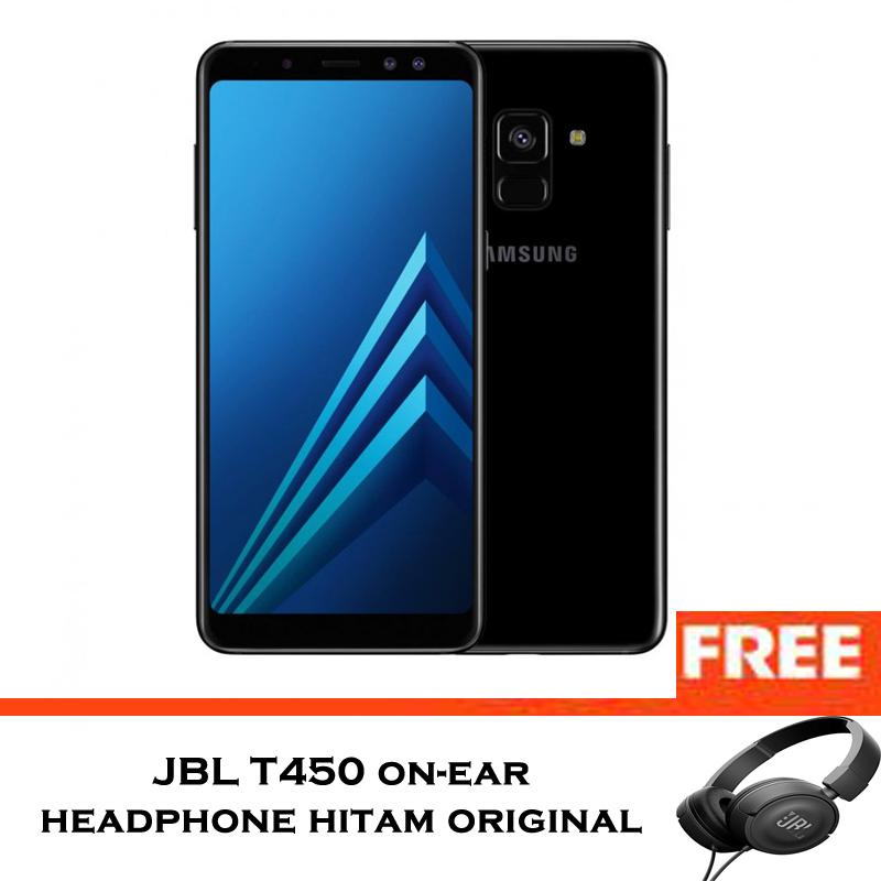 Samsung Galaxy A8 2018 - 4/32 GB - 4G LTE - Black Free JBL T450 On-Ear