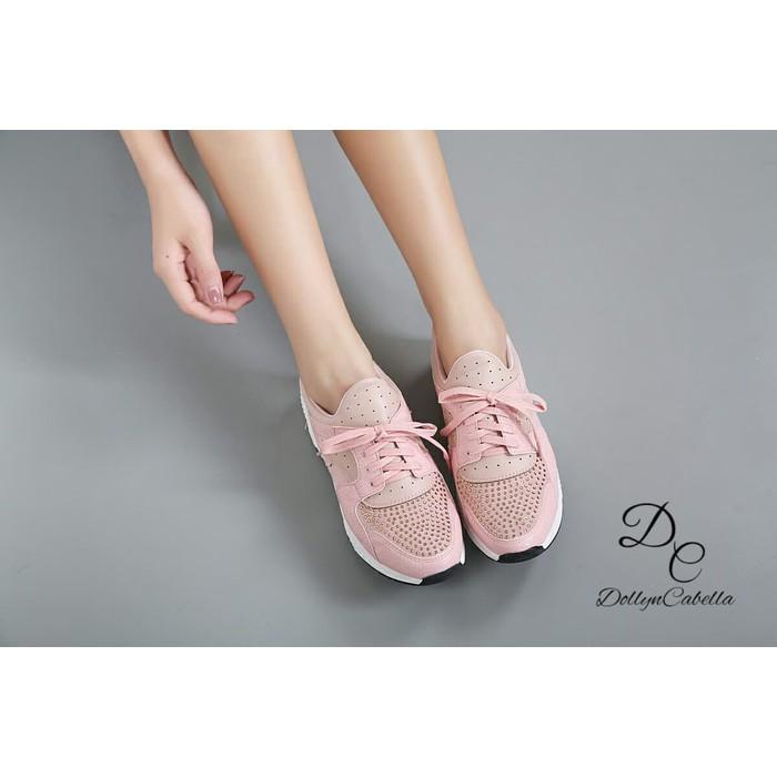 (Sneakers) SEPATU MURAH WANITA BATAM Dollyn Cabella Lizard Sneakers MC 5621-1