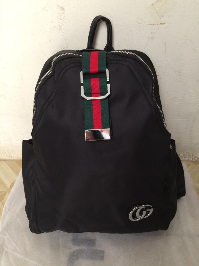 TAS FASHION WANITA IMPORT RANSEL GUCCI LISBAN NYLON - LQBycB