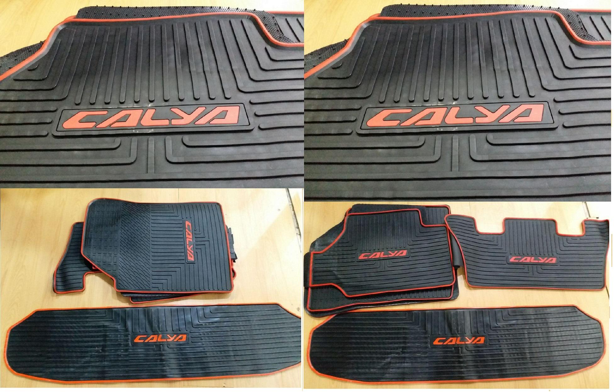 OTOAKSESORIS2000 Karpet Karet - Car Carpet Black Lining Mobil Calya (IMPORT PRODUCT)