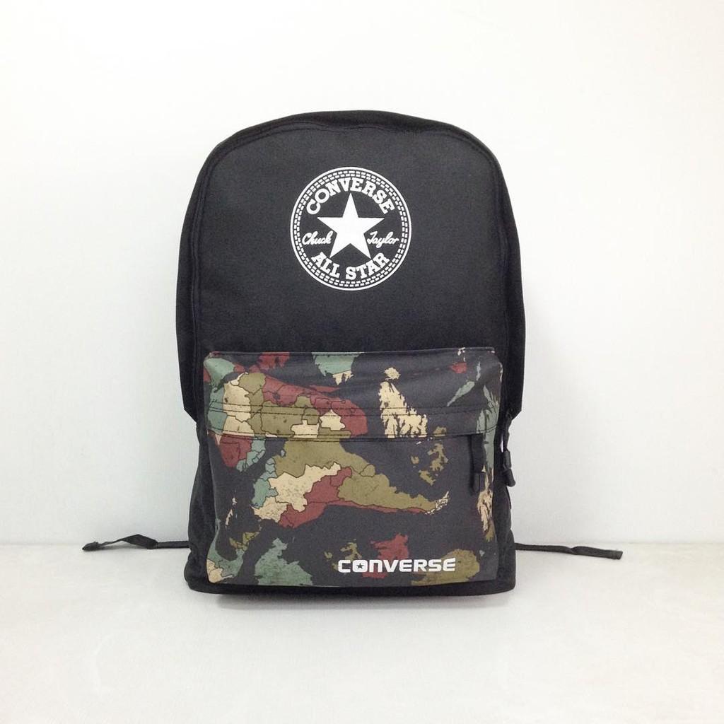 Tas Ransel Converse Corak Camo - Converse - Cowok - Murah - Distro - Sekolah - Cewe Tas Punggung Backpack Grosir Murah