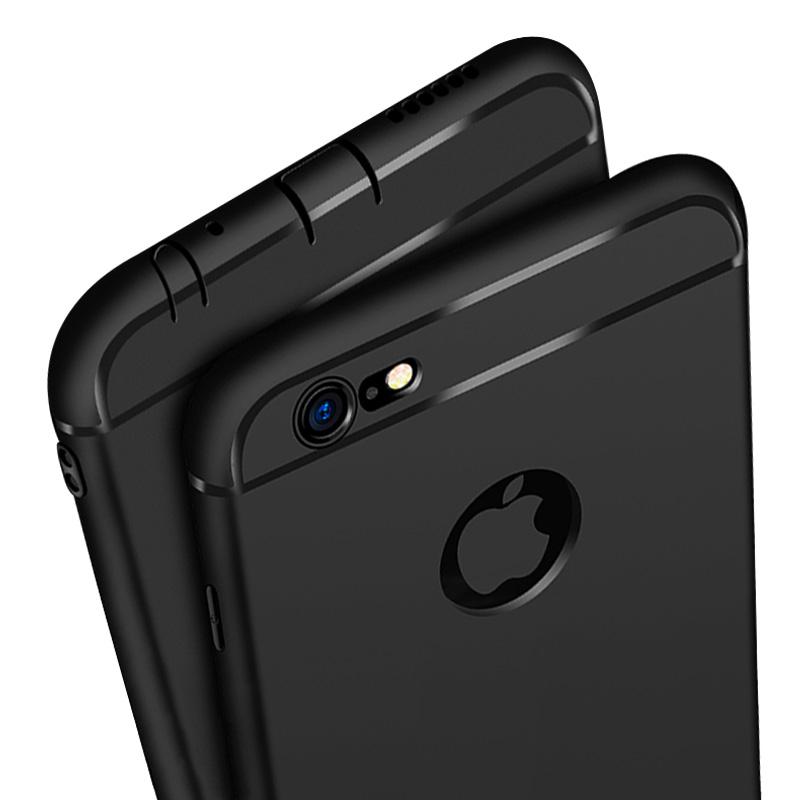 Case IPHONE 6 PLUS - Softcase SILICON THIN BLACK MATTE IPHONE 6+
