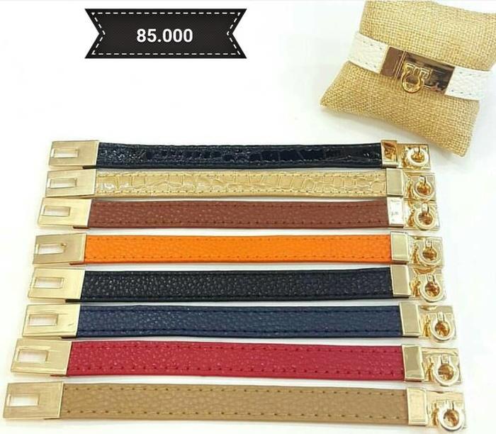 Gelang - CDC Hermes 1 Inch Leather Bracelet