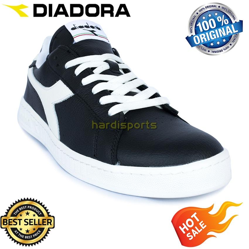 Sepatu Sneaker Casual Pria Diadora Game L Low (Leather) 172526092 - Black