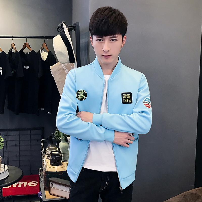 Smith Barney Musim Gugur Baru Jaket Jaket Pria (Hitam)
