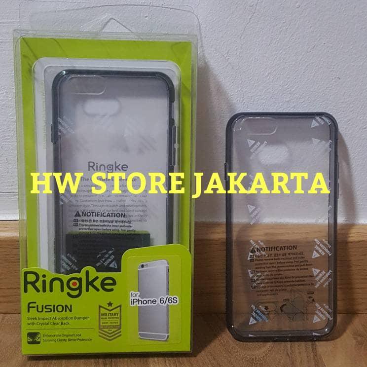 Casing Rearth Ringke Fusion iPhone 6 / iPhone 6s Smoke Black Ori