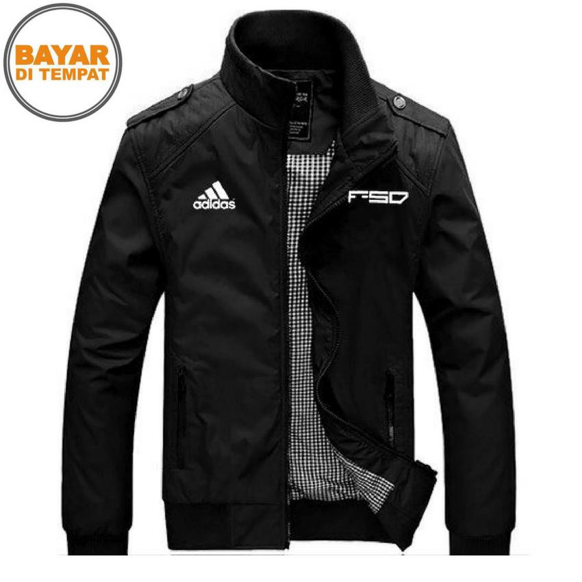 Jaket Pria Playmaker Series Waterproof | Jaket Anti Air - Hitam