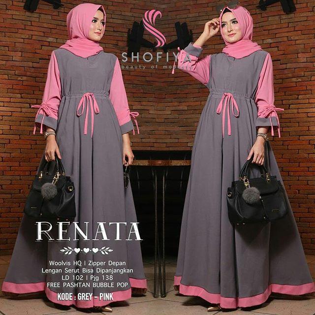 Renata Dress Biru Dongker