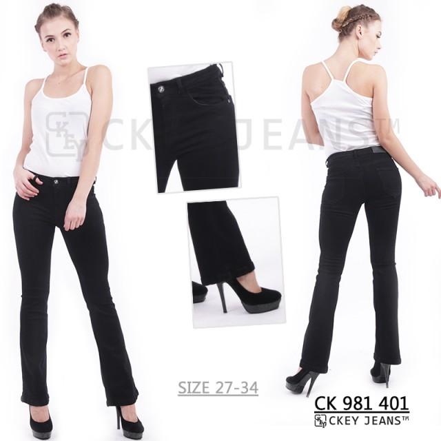 Ckey 5 Warna Celana Panjang Cutbray Bootcut Jeans Wanita Ori 405/2/1 - CY 955