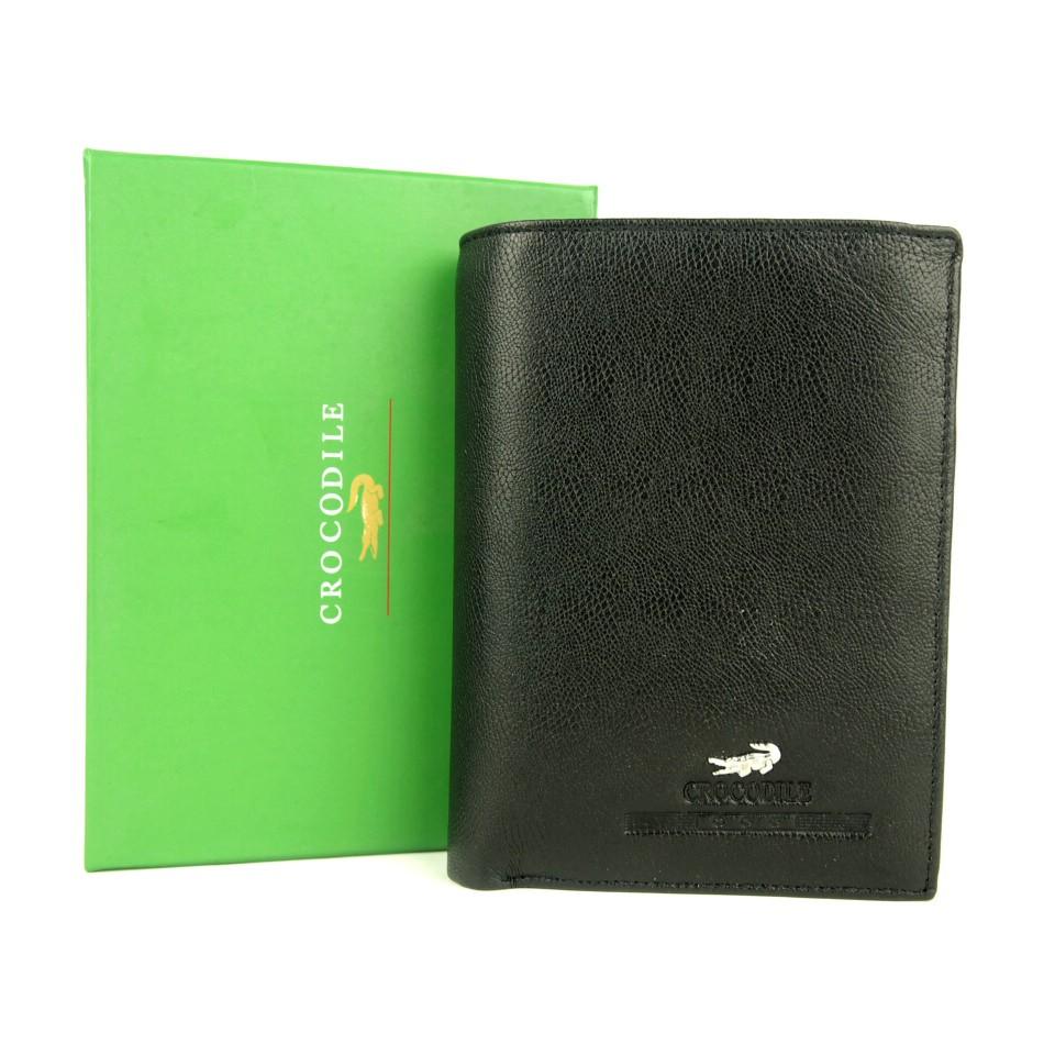Paling Murah CROCODILE 40CR-4 HITAM - DOMPET KULIT PRIA TANGGUNG IMPORT BRANDED Toko Makmur