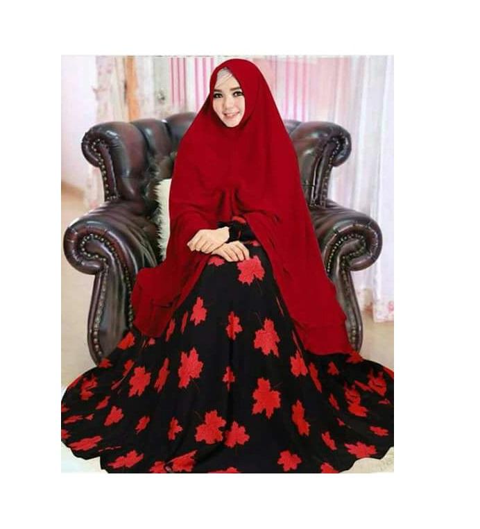 Baju Muslim Syar'i Bahan Monalisa - Busana Muslim Wanita - Warna Warni