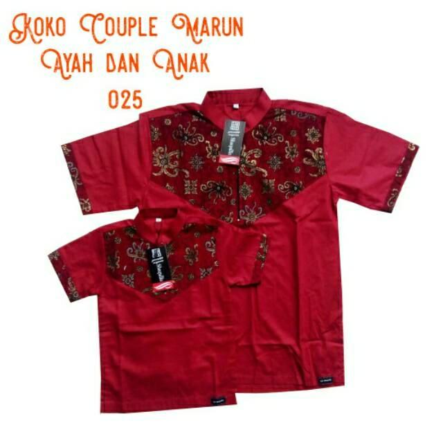 Promo Baju koko anak ayah couple termurah Fashion