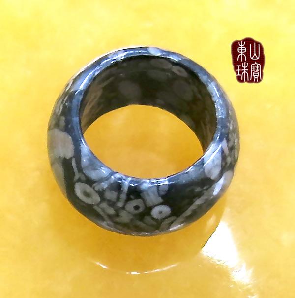 Alami Kamu Fossil Cincin Papan Poin Tempat untuk Titik Moluska Fossil Perdagangan Luar Negeri Murni Cang Pria dan wanita Gaya Meninggalkan Menghukum Sepuluh TBJ002s