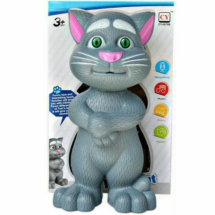 Mainan Boneka Kucing Bisa rekam suara Nyanyi Donggeng