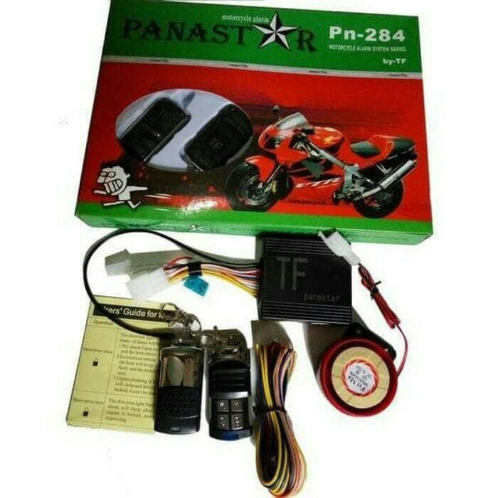 PROMO Alat Pengaman Motor Kunci Alarm Remot Control PN-284 Terlaris TERLARIS