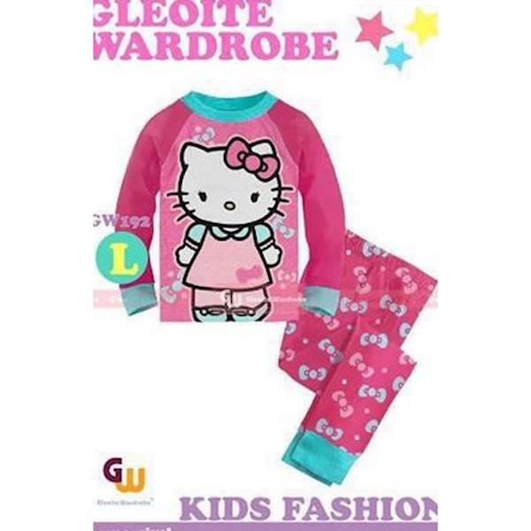 PROMO SALE PIAMA PIYAMA BAJU TIDUR GW ANAK PEREMPUAN HELLO KITTY FZ001XO