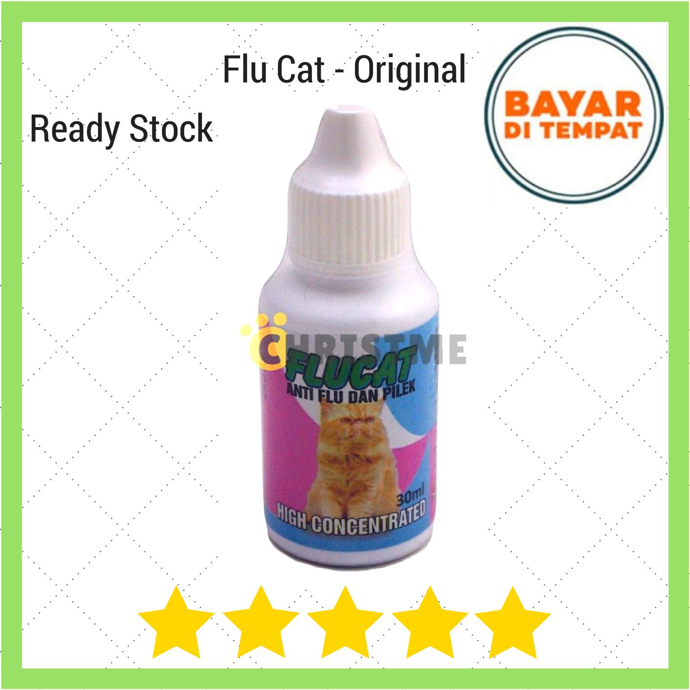 Flu Cat 30Ml Original - Obat Flu Dan Pilek Pada Kucing Ingusan Bersin