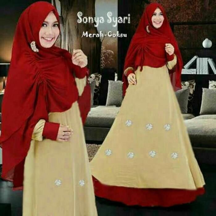 Tanah Abang Fashion terbaru termurah dan terlaris Gamis Muslim Sonya Aer