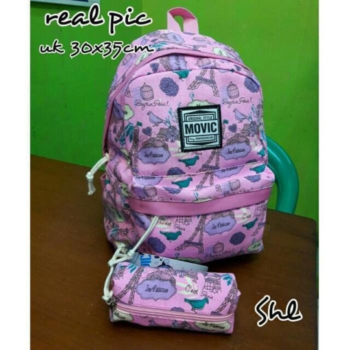 tas ransel bacpack movic paris original shl