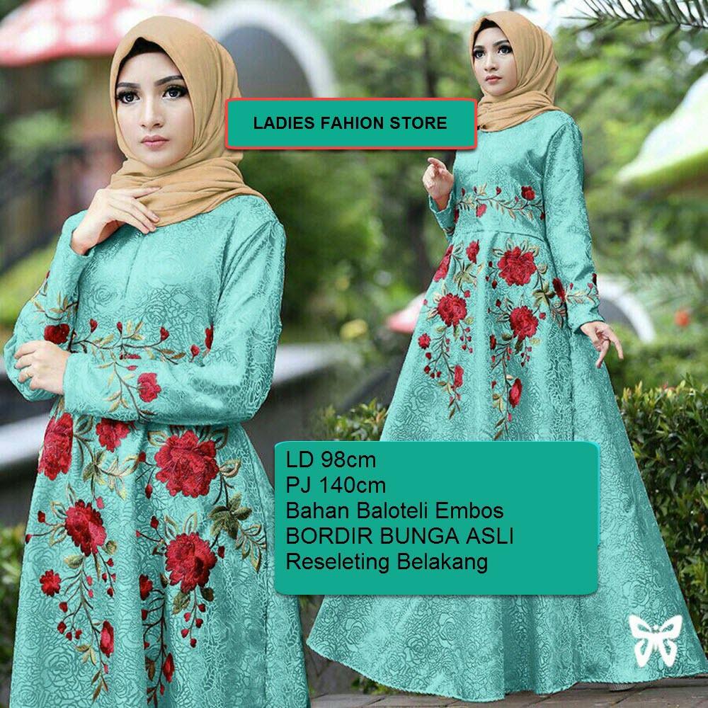 Baju Gamis Maxi Dress Muslim Wanita Syari GRATIS PASMINA / Dress Muslim Gamis Wanita / Baju Muslim / Hijab Muslim / Fashion Muslim / Syar'i Muslim / Maxi Dress Lengan Panjang Gamis Modern / Gamis Lebaran / Baju Lebaran / Gamis Murah / Gaun Murah ss ayana