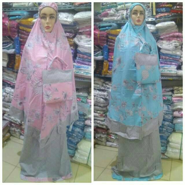 Mukena katun jepang DEWASA Shaby Nurhaliza pink